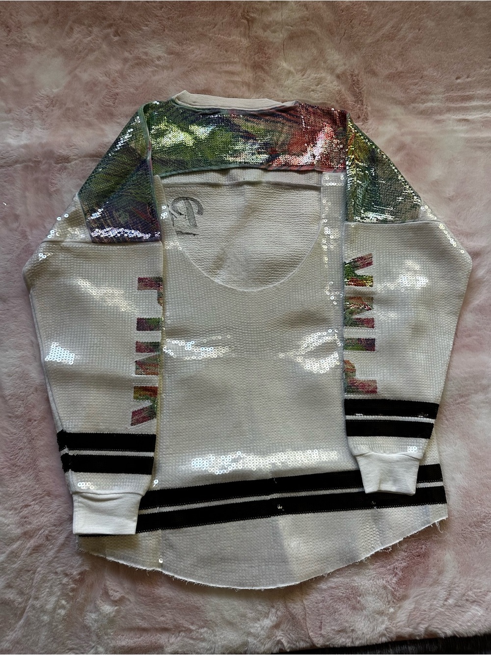SM - Rainbow Bling Jersey Limited Release 001 - Victoria’s Secret VS Pink NWT - Picture 3 of 3